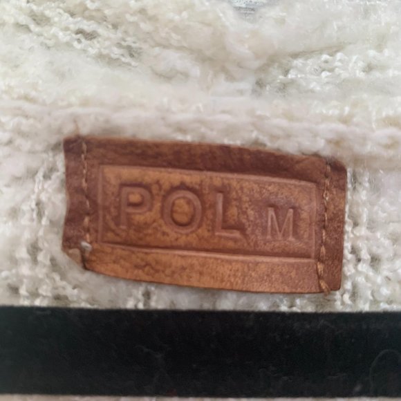 Pol Slouchy Cream Knit Boho Sweater - Picture 2 of 7